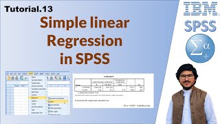 Regression in SPSS  Analysis of Two variables For Quantitative Data  SPSS Urdu  Tutorial 13 [upl. by Sedruol]