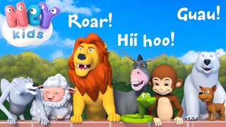 Sonidos de Animales para Niños  Canciones Infantiles de Animales  HeyKids Español [upl. by Leggett]