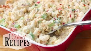 How to Make Cold Chicken Macaroni Salad  I Heart Recipes [upl. by Anivid]