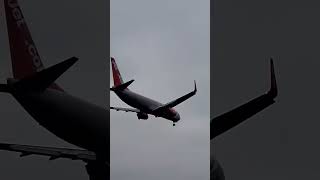 Jet2 B737 landing at BHX [upl. by Rubie]