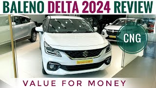 Maruti Baleno Delta Cng 2024 New Model  Worth It  Baleno Delta 2024 New Model  Baleno Cng 2024 [upl. by Aihsiym]