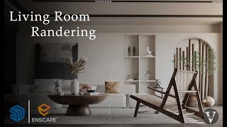 Natural lighting set up  Enscape 33 Tutorial  Living room rendering I EP03 [upl. by Atiker172]