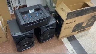 Sony Shake X10D High Power Home Audio System with DVD amp Bluetooth unboxing and set up [upl. by Initirb]