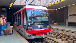 Tramway Lille Roubaix Tourcoing  Gare Lille Europe [upl. by Niwle691]