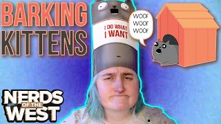 Exploding Kittens New Barking Kittens Expansion  Board Game Playthrough [upl. by Eelesor]