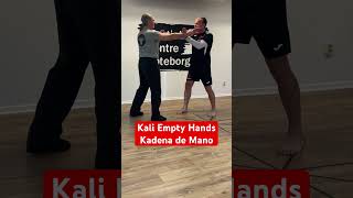 Kali Martial Arts Empty Hands Basic Kadena de Mano martialart kali shorts [upl. by Shanta]