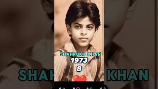 SHAHRUKH KHAN Age Transformation 19652024  SRK Now amp then  Old photos  srk [upl. by Berkshire]