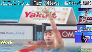 LatestMen 4x200m Freestyle Relay final World Aquatics Championships 2024 [upl. by Yanehs597]