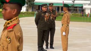 Novices Parade 2019 Barishal Cadet College Part 1 of 5 Turnout check and Arrival of Principal [upl. by Eatnom]