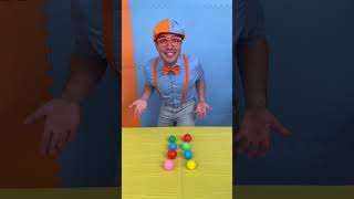 Ball Pit Ball Math blippi moonbugkids learnwithblippi [upl. by Blalock]