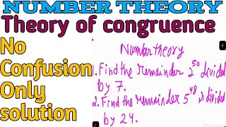 congruence modulo m congruence modulo m bsc 1st year find the remainder when 548 is divided by 24 [upl. by Azilef]