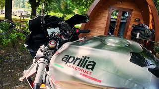 Swiss alps Camping switzerland r1 superbike motorcycle camping motovlog travel motivation [upl. by Ayifa367]