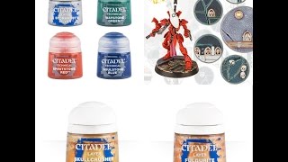 New GWCitadel Paints and Bases review [upl. by Eldred]