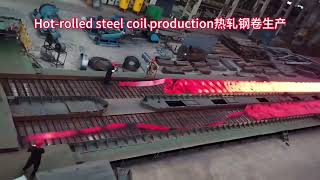 Hotrolled steel coil production How much is steel price today quality [upl. by Noslien]