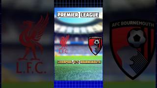 LIVERPOOL 🆚 BOURNEMOUTH FOOTBALL MATCH⚽ footballshorts fantasyfootball ytshorts premier League [upl. by Nerraf]