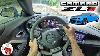 The 2023 Camaro ZL1 10Speed is Power that Doesnt Punish POV Drive Review [upl. by Anayet]