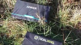 Goal Zero Nomad 7 vs Anker Powerport Solar [upl. by Avie140]