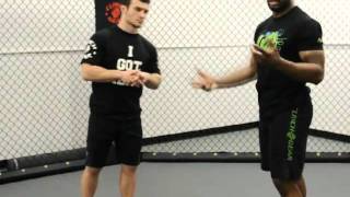 Clinch Gear MMA Technique of the Week  Tyron Woodley Fronk Kick Defense [upl. by Brucie131]