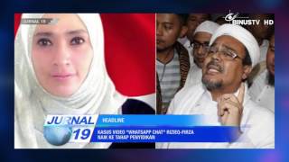 Headline Kasus Video WhatsApp Chat Rizieq  Firza Naik ke Tahap Penyidikan [upl. by Dardani]