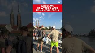 Wrocław czeka niespokojna noc Na Wyspie Piasek pełna mobilizacja [upl. by Petronia]