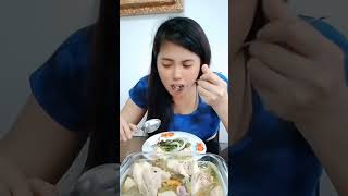 Lechon Pork Sinigang Veggies Mukbang asmr [upl. by Losse715]