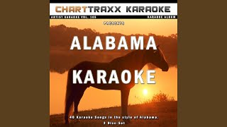 Theres No Way Karaoke Version In the Style of Alabama [upl. by Ahsinwad]