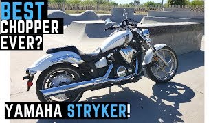 Watch BEFORE You Buy Yamaha Stryker 1300 Best Production Chopper Fury2013 Raider Ride Review Cobra [upl. by Hgielac]