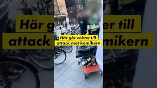 Komikern attackeras av vakter [upl. by Ardussi481]