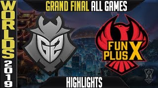 G2 vs FPX Highlights ALL GAMES  Worlds 2019 GrandFinal  G2 Esports vs FunPlus Phoenix [upl. by Arenat]