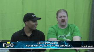 Floridas Animation SuperCon 2009 Exclusive 1 on 1 with John DiMaggio  Part 2 of 2 [upl. by Guyon]