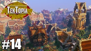 TekTopia 14  Finished Minecraft Villager Mod [upl. by Enwad170]