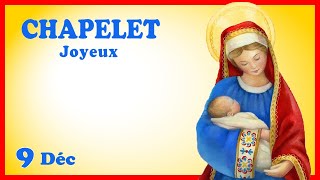 CHAPELET 🎄 Samedi 9 Décembre 🙏 Mystères Joyeux Avent [upl. by Sirahs]