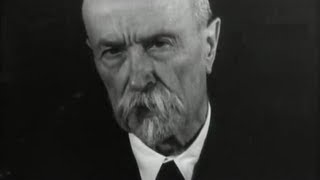 Tomáš Garrigue Masaryk  1prezident Československa na Vánoce 1934 se zvukem unikát [upl. by Stearns]