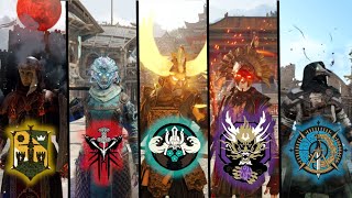 The Ultimate For Honor Fashion Showcase  All Heroes Loadouts Rep 10 Max Gear [upl. by Hsiwhem]