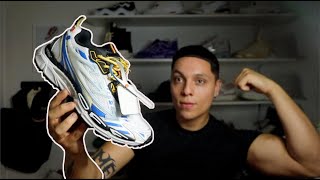 OFFWHITE Be Right Back Sneaker New York Blue White Review  ON FOOT [upl. by Mariya324]