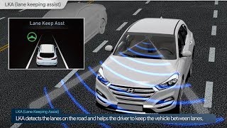 How to use Lane Keeping Assist LKA on Hyundai [upl. by Lorac]