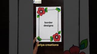 10 border design for projectAssignment front page design handmadepaper border designmaths [upl. by Phil753]