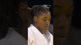 Paris2024  Elle a pas de temps à perdre SarahLéonie Cysique 😱 olympics judo [upl. by Jazmin]