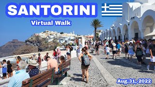 FIRA SANTORINI VIRTUAL WALK greece [upl. by Dale]