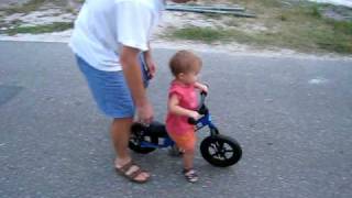 21 month old on Strider balance bike  pre bike [upl. by Raines419]