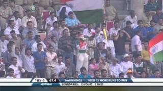 sachin last first class innings mumbai vs haryana ranji trophy match [upl. by Elokyn]