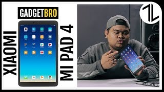 Gadget Bro  Xiaomi Mi Pad 4  Review  GIVEAWAY [upl. by Nahtam105]