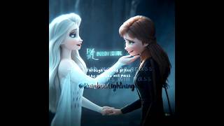 can’t catch me now elsaandanna disney disneyedit frozen frozen2 frozenedit frozen2edit sad [upl. by Brest]