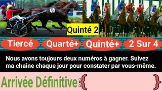 Quinté 2 Pronostics Pmu De Quinte Base Du Jour Réunion 1 Course 5  Programme Quinte du 8112024 [upl. by Kurtz]