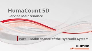 HumaCount 5D Service Maintenance Part II Hydraulic System Maintenance [upl. by Kcirdnek]