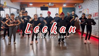 Leekan  Amrinder Gill  kids Bhangra  Dream Bhangra  Harman Gill  Ravinder kaur [upl. by Hueston]