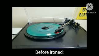 DONT IRON VINYL RECORDS [upl. by Sitarski]