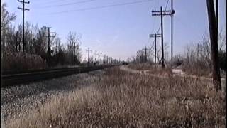 Coal City Illinois on Santa Fes north and south tracks [upl. by Yrbua]