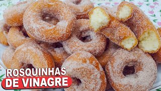 A TRADICIONAL RECEITA DA VOVÓ❗😍 ROSQUINHA DE VINAGRE SUPER FÁCIL SEQUINHA E DELICIOSA [upl. by Seamus]