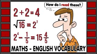 Maths Symbols amp Equations  English Vocabulary  Maths Vocabulary  Math or Maths  Basic Math [upl. by Orran]